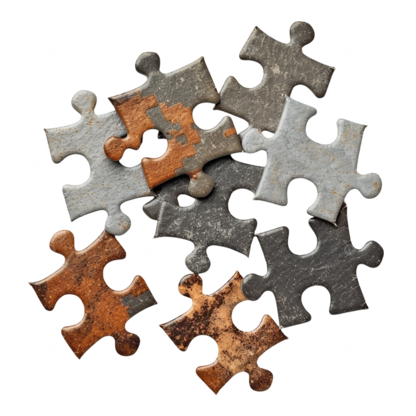 Puzzelstukjes die symbool staan voor verbinding en duiding bij religieuze dwang binnen streng christelijke gemeenschappen